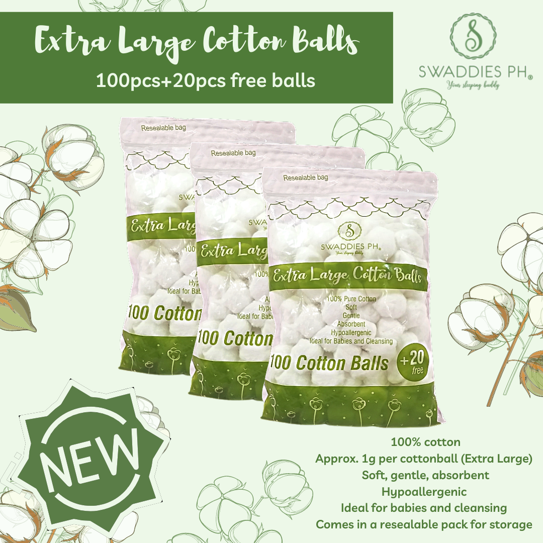 Swaddies Extra Large Cotton Balls