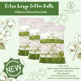 Swaddies Extra Large Cotton Balls