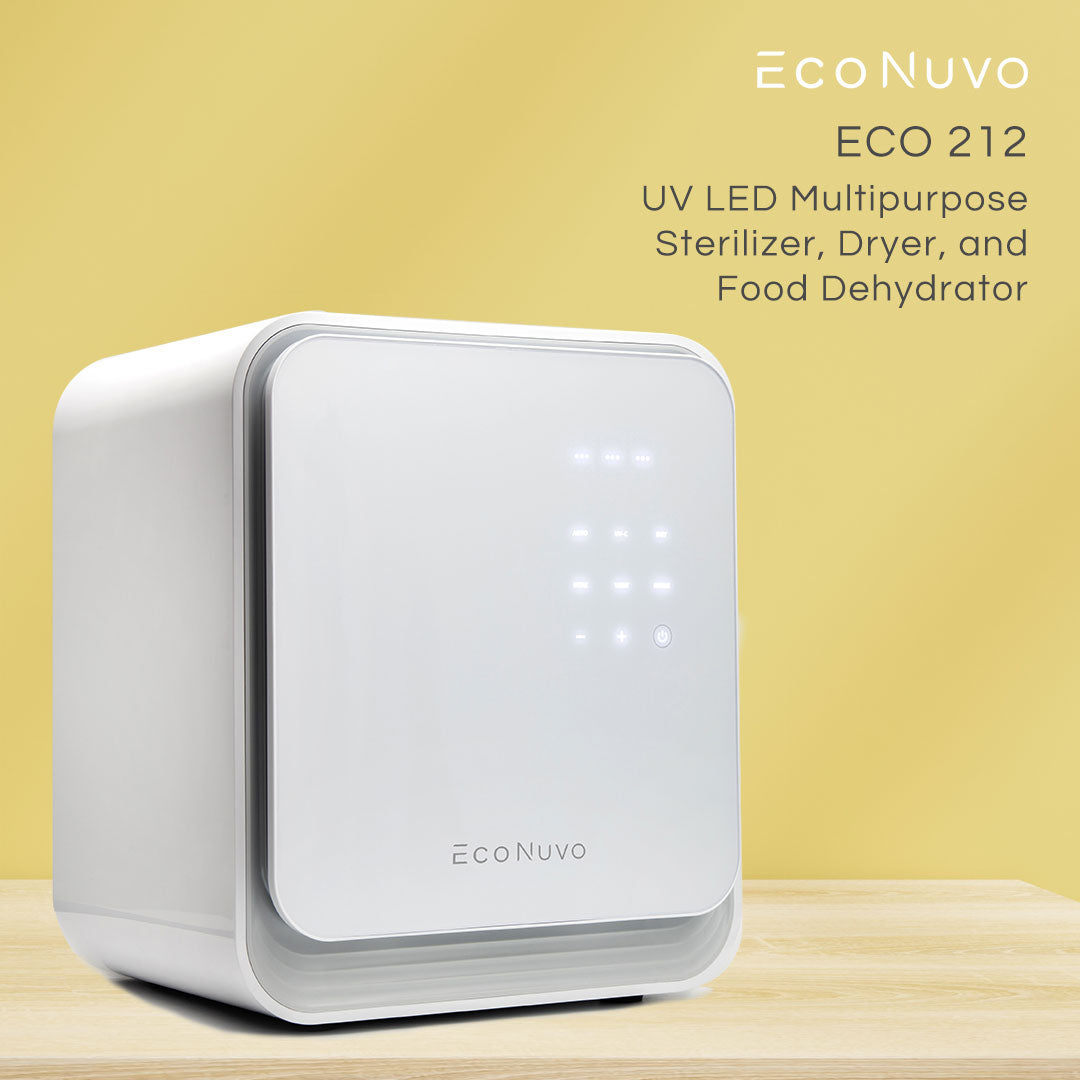 EcoNuvo UV LED Multipurpose Sterilizer, Dryer, and Food Dehydrator (ECO212)