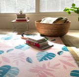 Play with Pieces - Pink Leaf/Geo Playmat - Mighty Baby PH