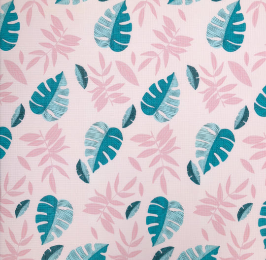 Play with Pieces - Pink Leaf/Geo Playmat - Mighty Baby PH