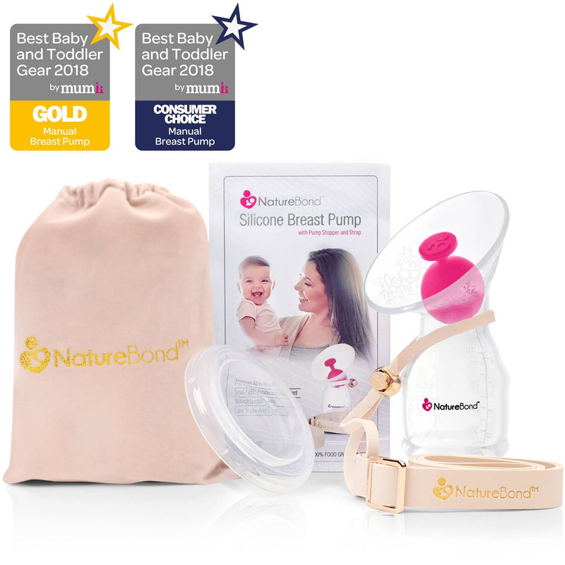 NatureBond™ Silicone Milk Catcher with Silicone Stopper and Strap - Mighty Baby PH