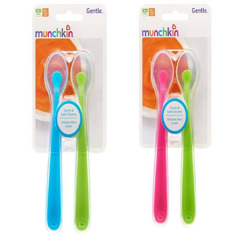 Munchkin 2PK Silicone Spoons - Mighty Baby PH