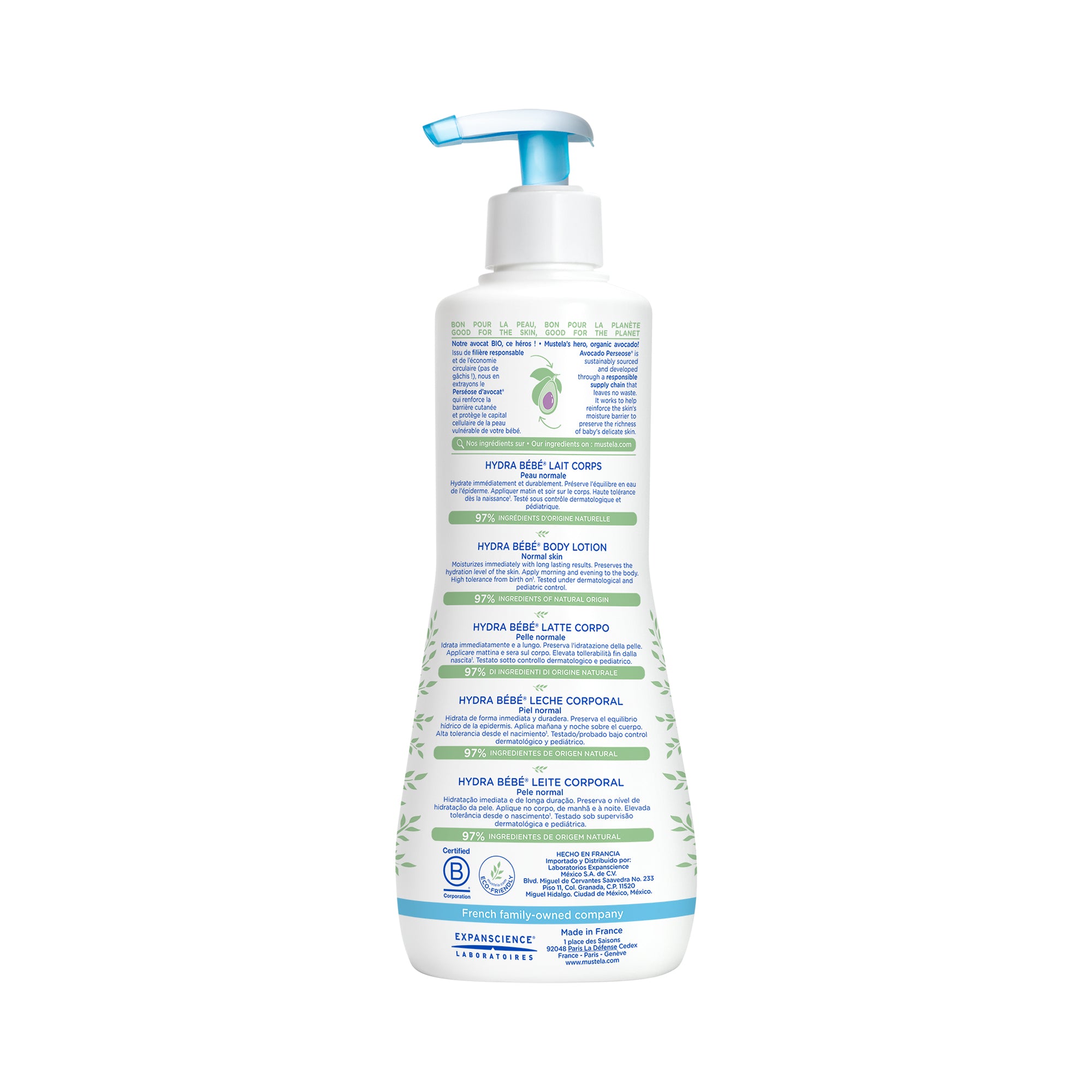 Mustela Hydrabebe Body Lotion (Normal Skin) Naturalness