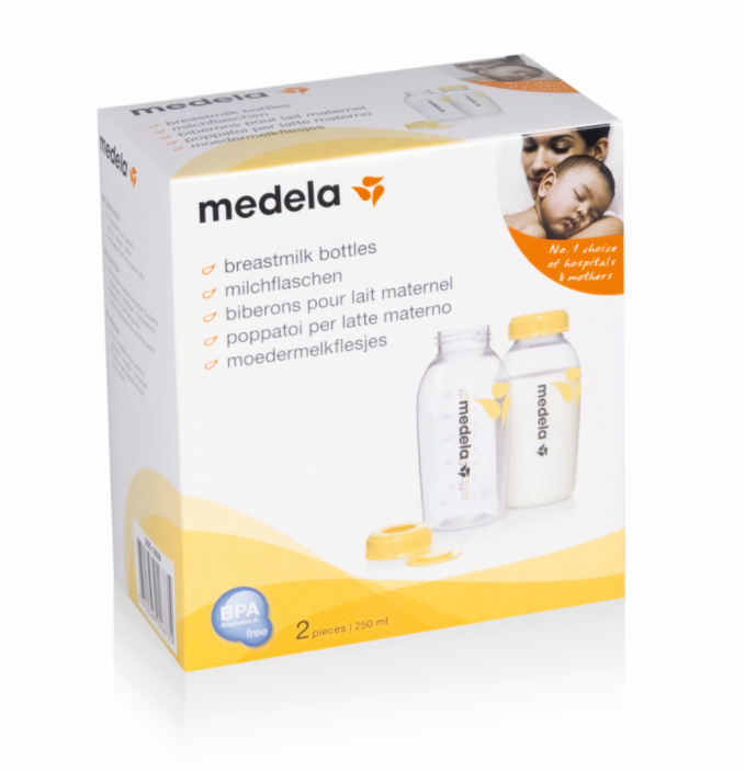 Medela 250ml Breastmilk Bottle - Set of 2