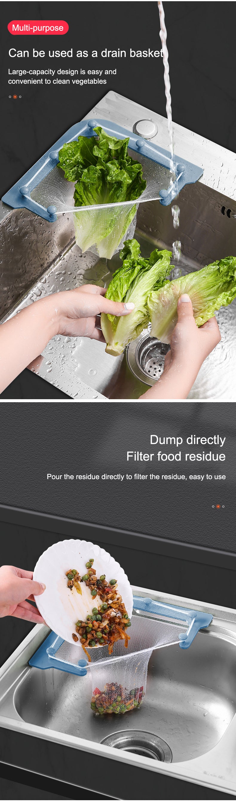 Nifty Sink Net Drain