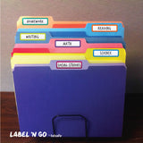 Totsafe Label N Go Write-On Self-Laminating Stickers