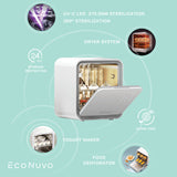 EcoNuvo UV LED Multipurpose Sterilizer, Dryer, and Food Dehydrator (ECO212)