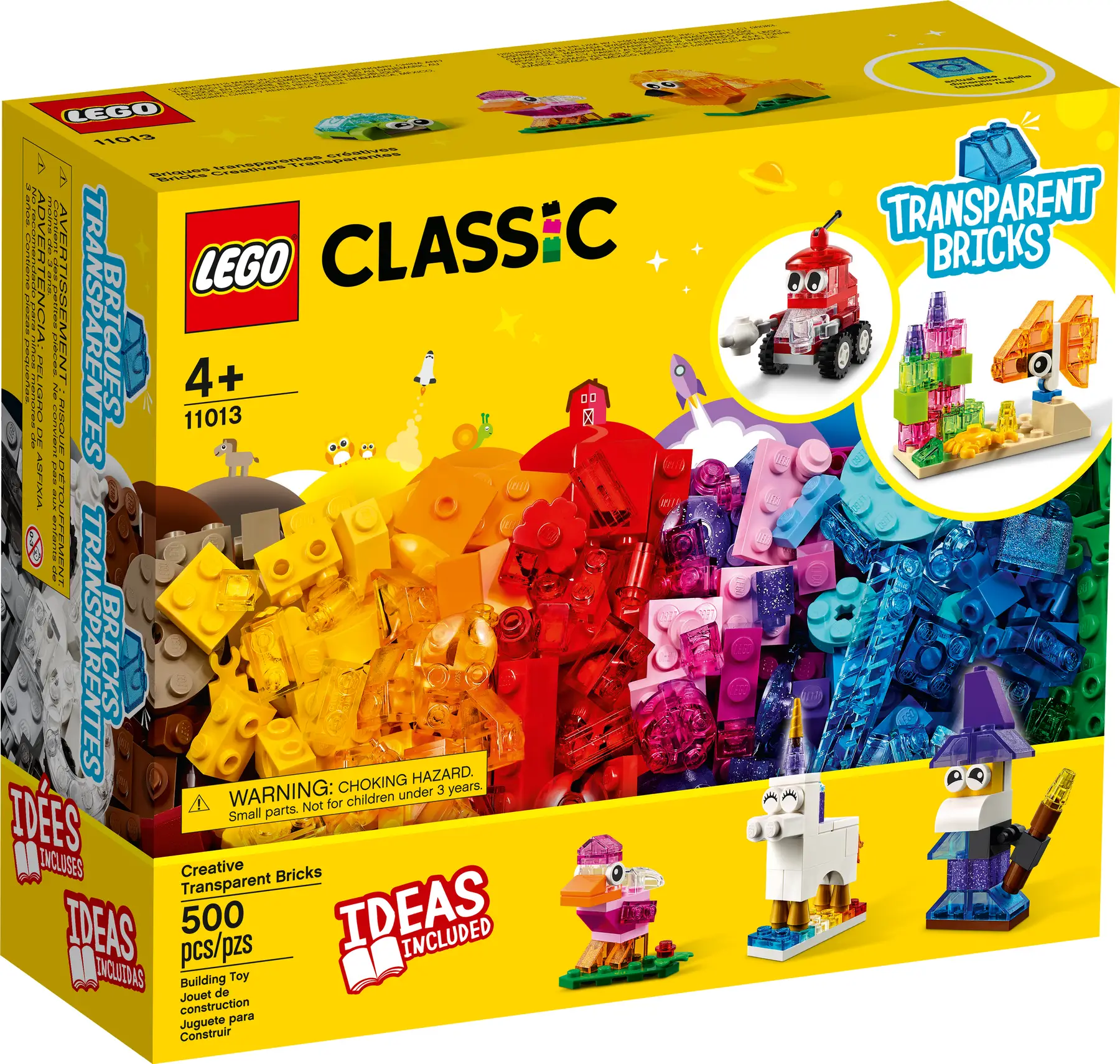 Lego Classic Creative Transparent Bricks