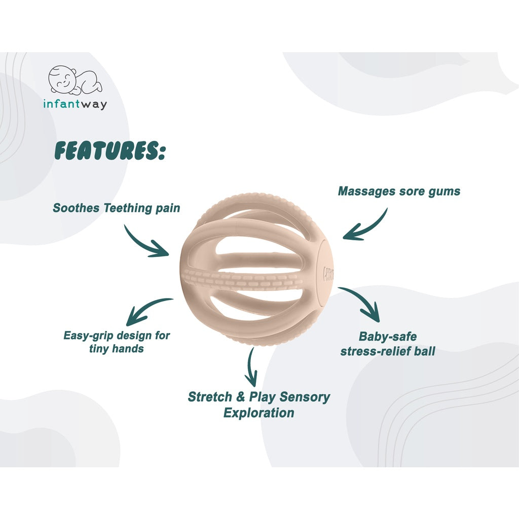 Infantway Chewball Stretch & Play Sensory Teething Toy