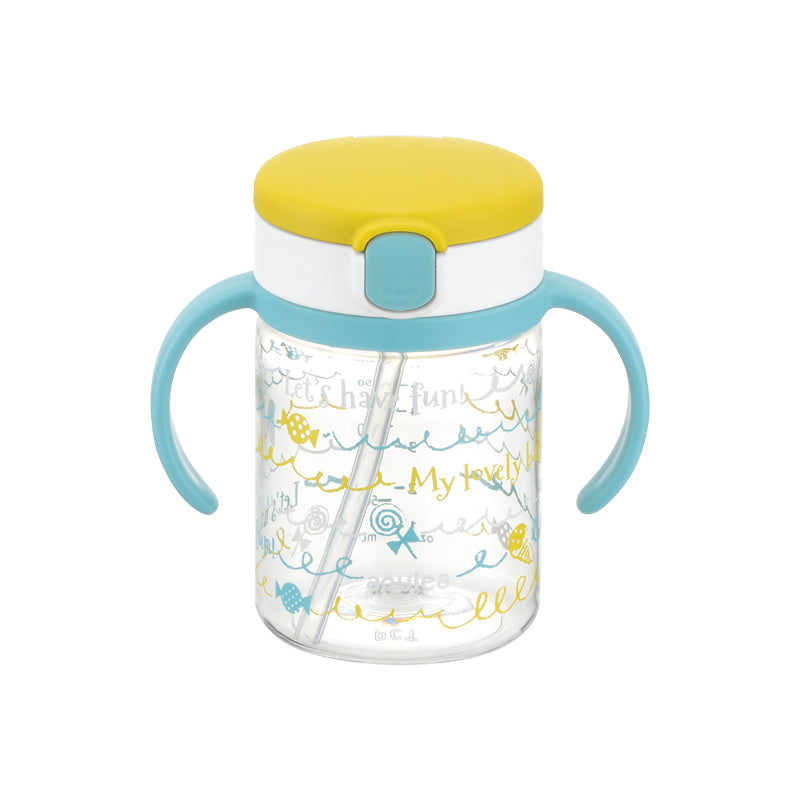 Richell AQ Clear Straw Bottle Mug 200 R