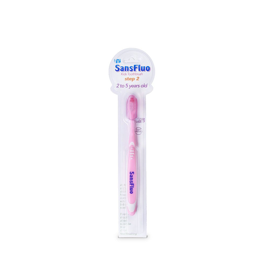 SansFluo Kids Toothbrush Step 2 (2 to 5 years old)