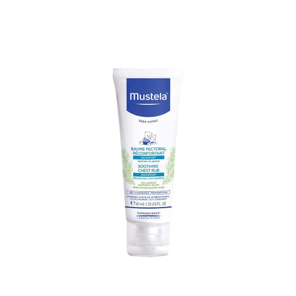 Mustela Soothing Chest Rub 40ml Mighty Baby PH