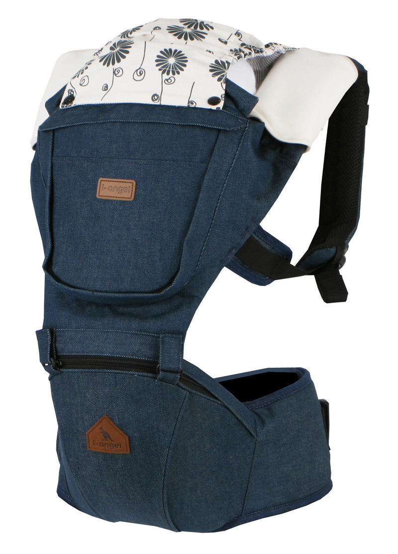 I-ANGEL HIPSEAT CARRIER - Denim - Mighty Baby PH