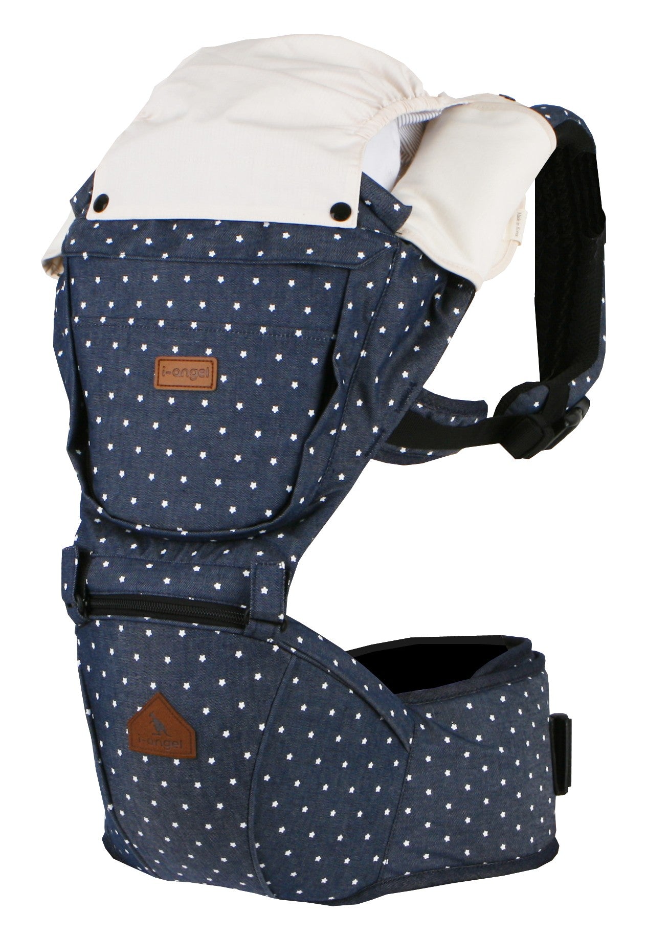 I-ANGEL HIPSEAT CARRIER - Denim - Mighty Baby PH