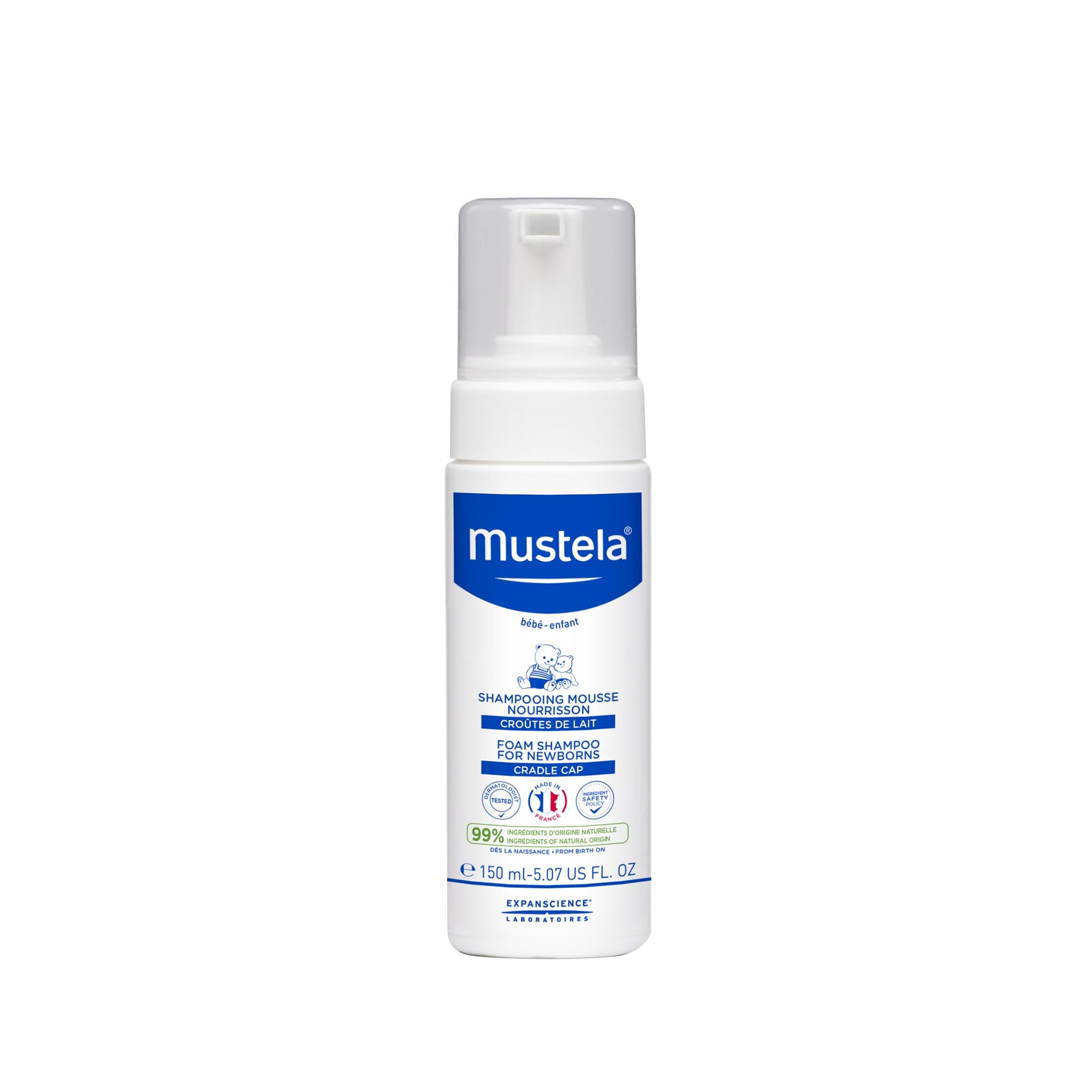 Mustela Foam Shampoo for Newborns 150ml (Normal Skin)