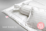 Zyji 7 PC Luxury Bedding Set for Pack and Play Cribs (26" x 38")
