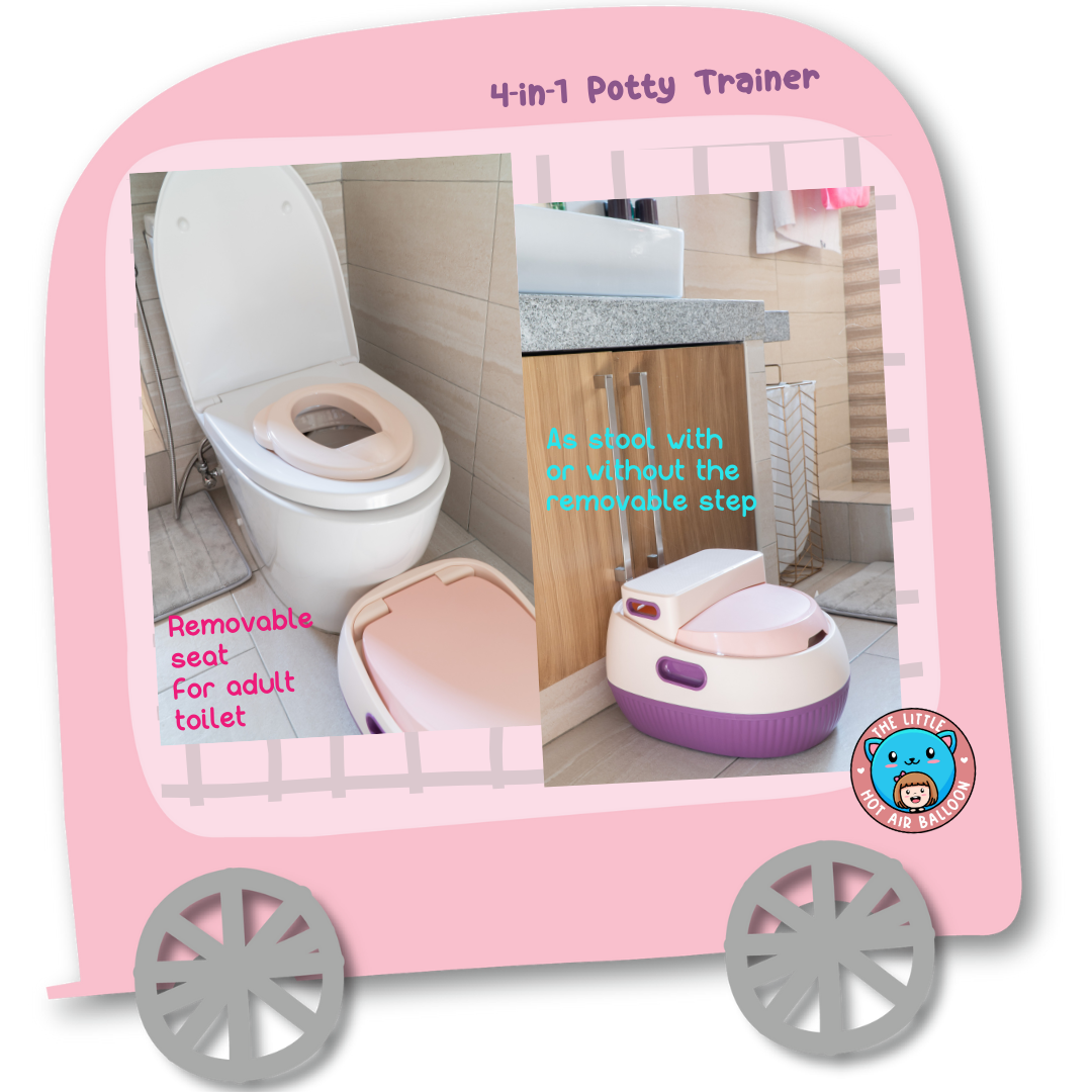 The Little Hot Air Balloon 4-in-1 Potty Trainer