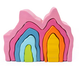 Wooden Puzzle Blocks - Rainbow