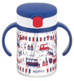 Richell AQ Clear Straw Bottle Mug 200 R