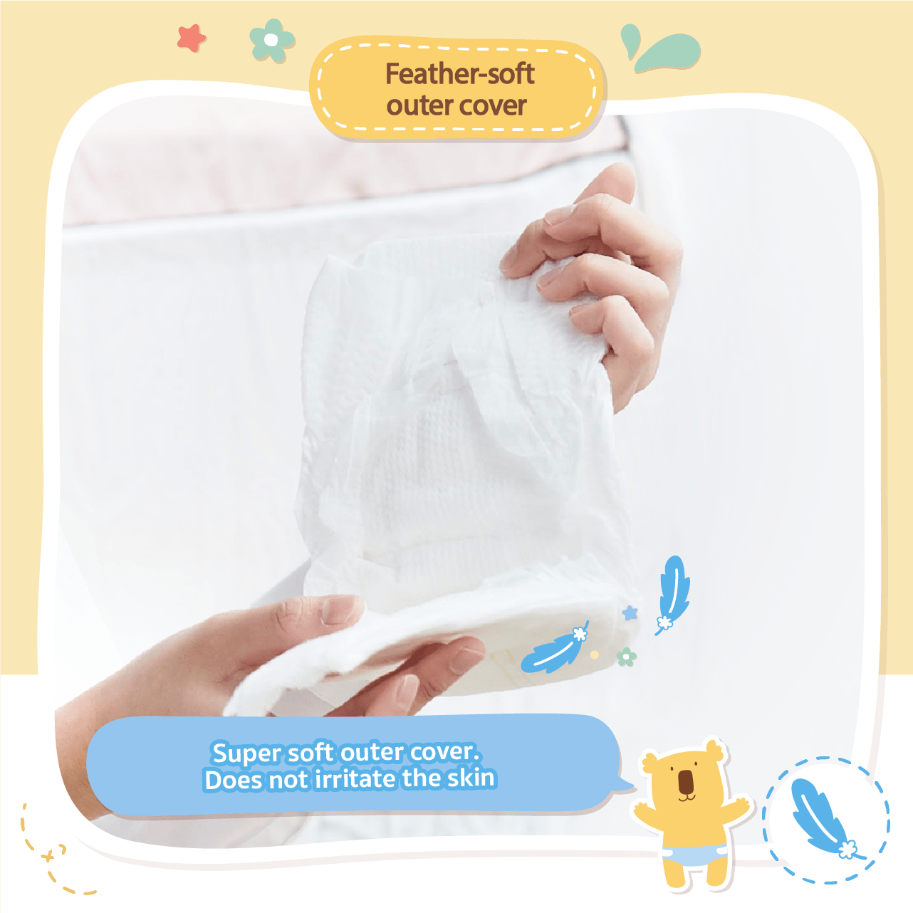 Baby Moby Chlorine Free Tape Diapers