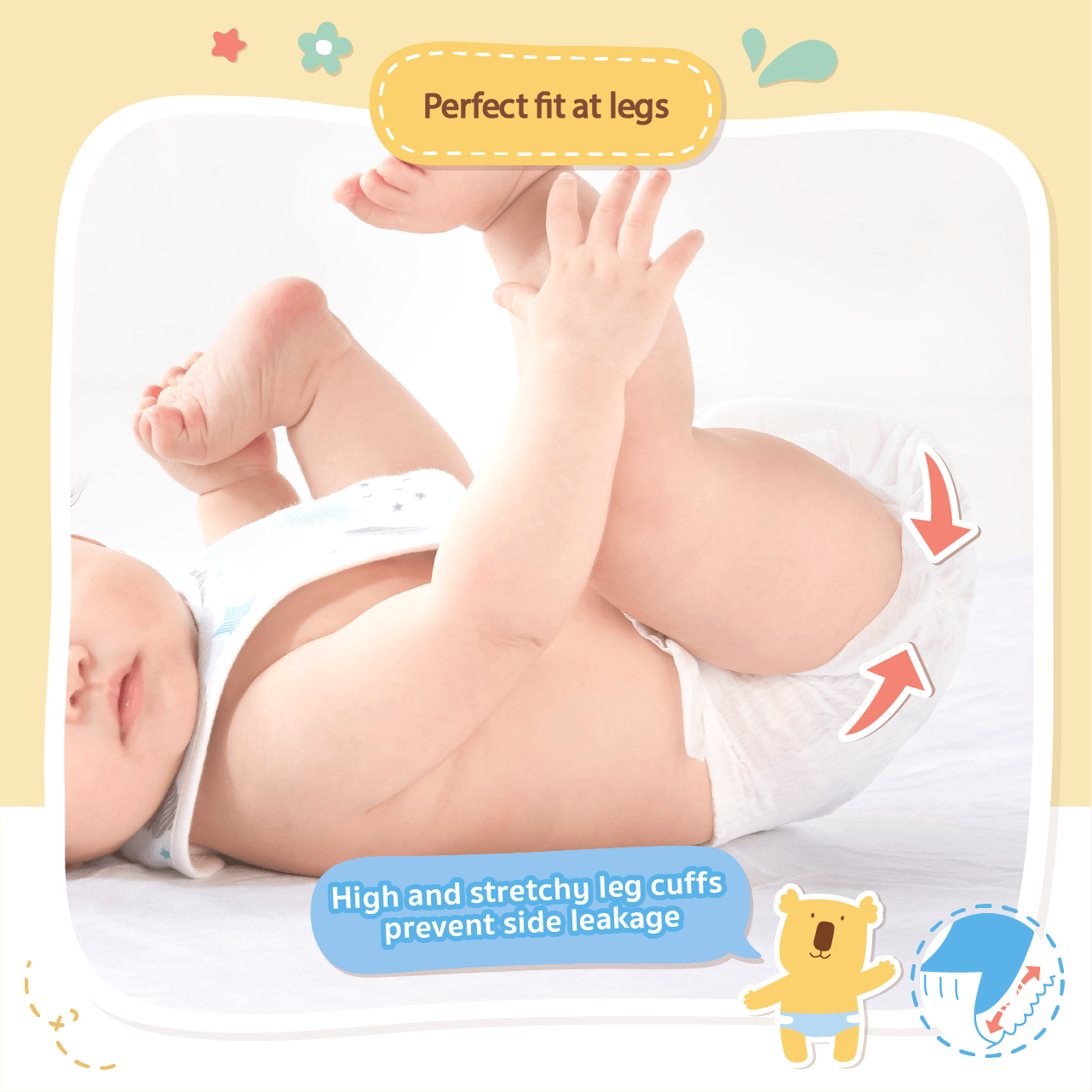 Baby Moby Chlorine Free Tape Diapers