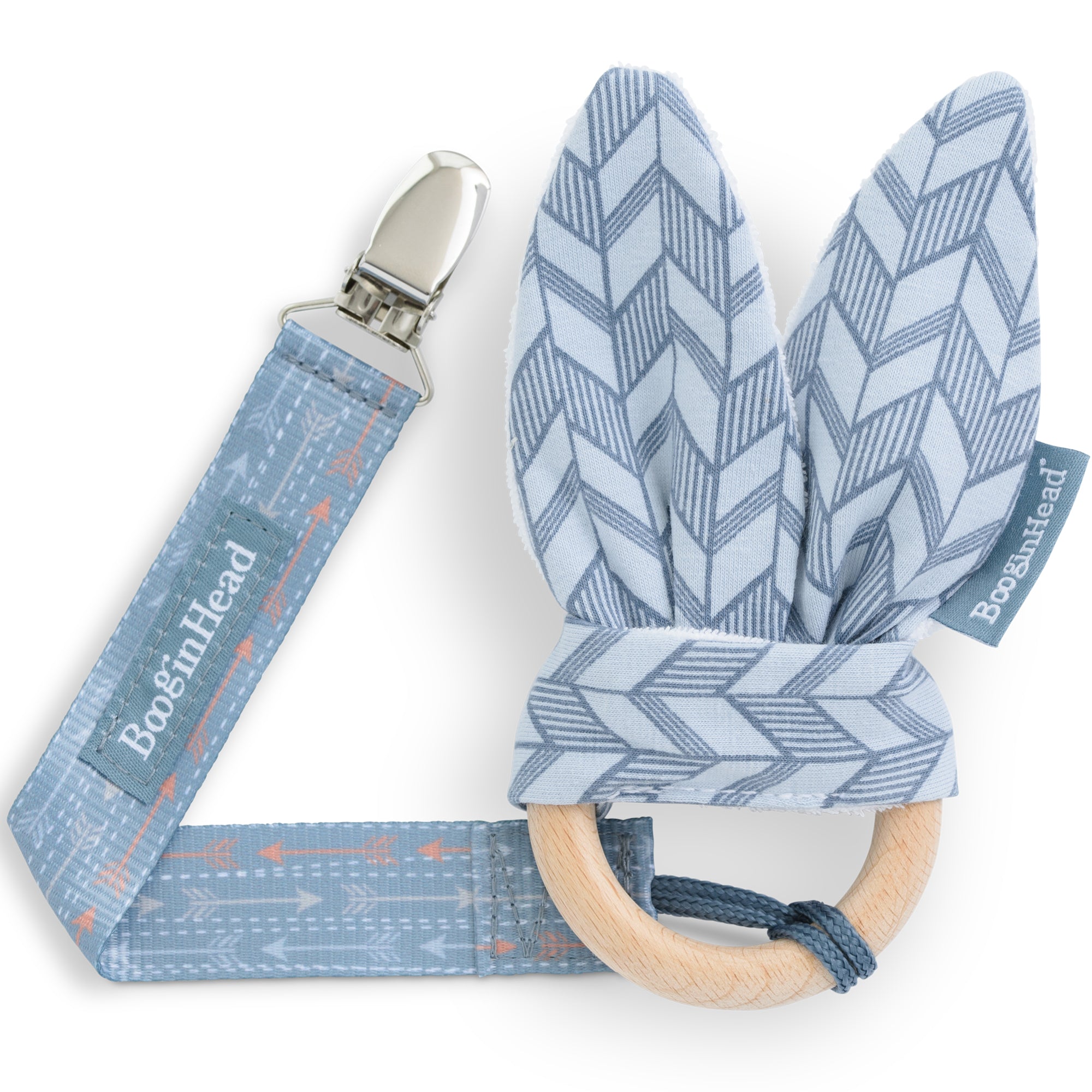 Booginhead BunBun Teether & PaciGrip Combo