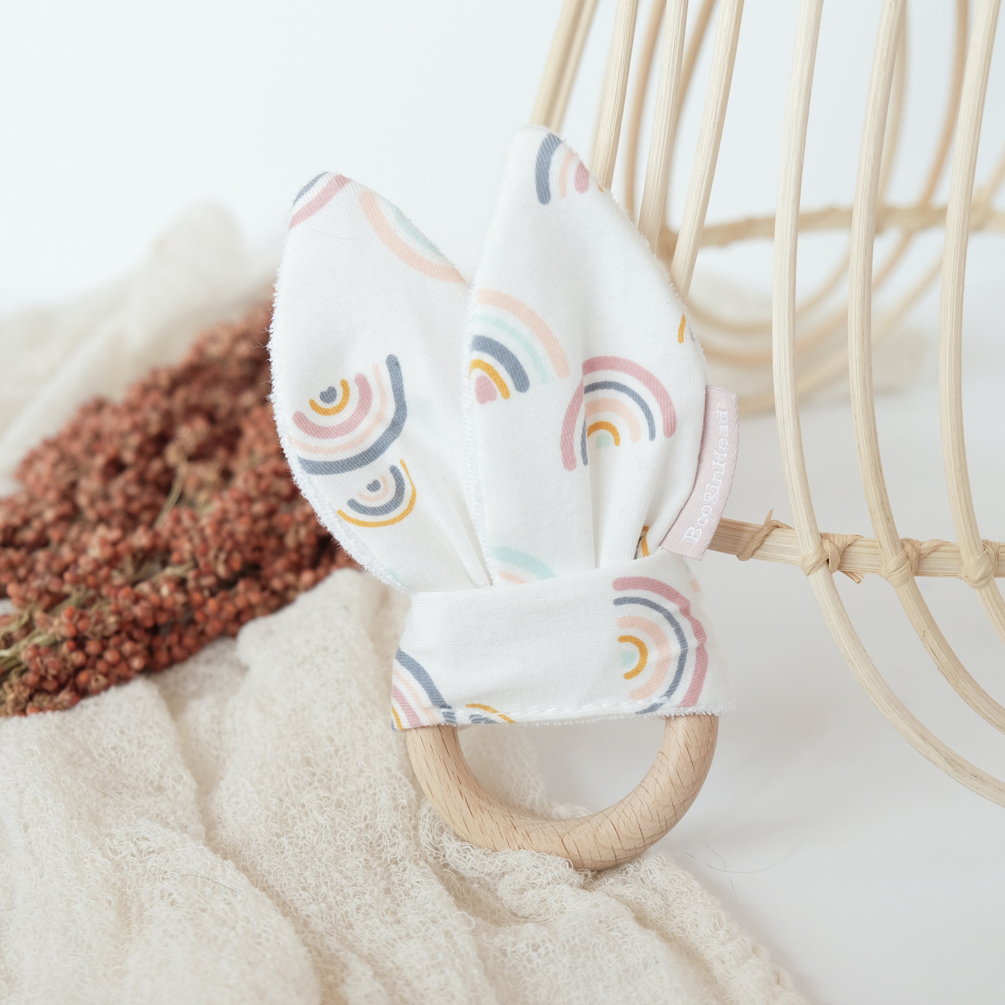 Booginhead BunBun Teether & PaciGrip Combo