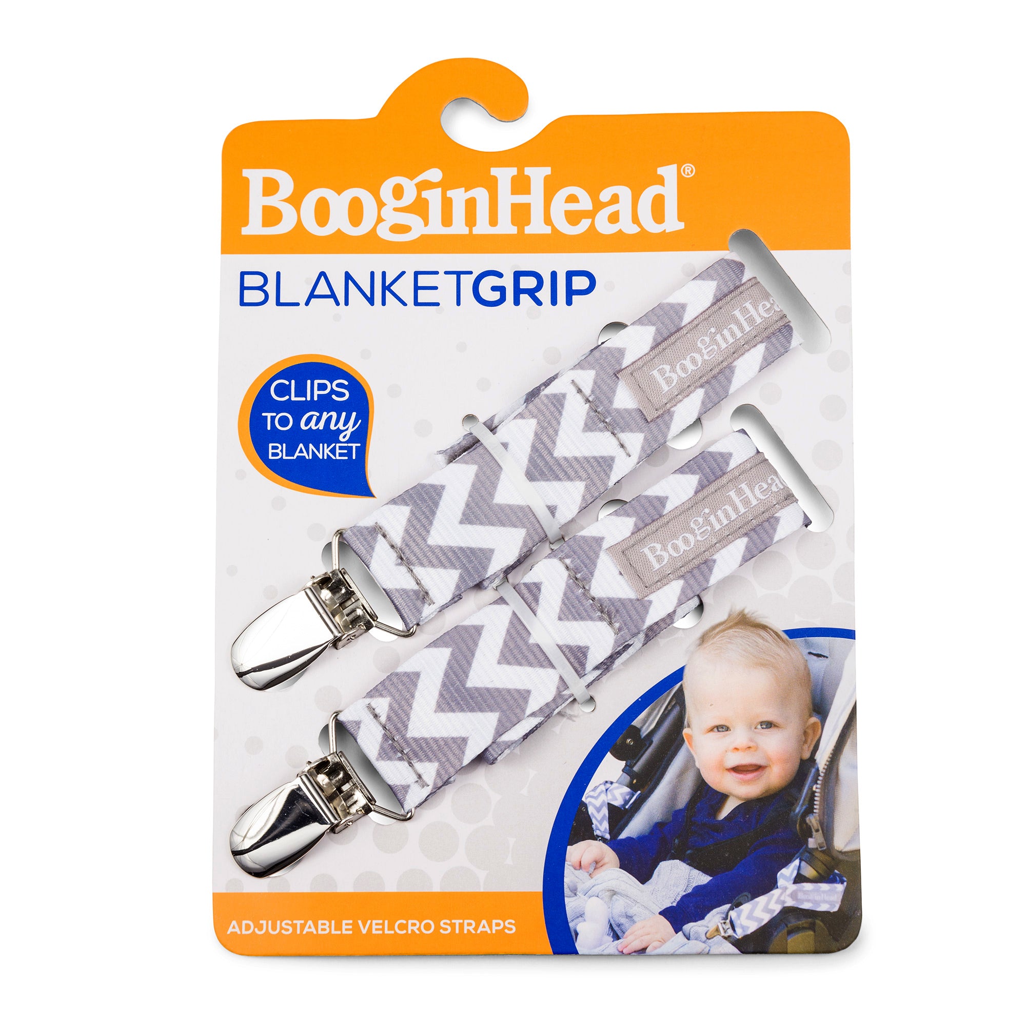 Booginhead BlanketGrip Chevron Blanket Clip for Strollers