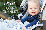 Booginhead BlanketGrip Chevron Blanket Clip for Strollers