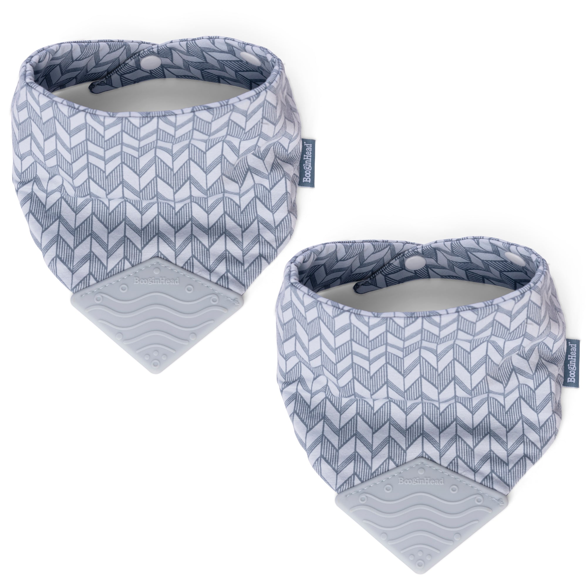 Booginhead Bandana Teether Bib 2-Pack