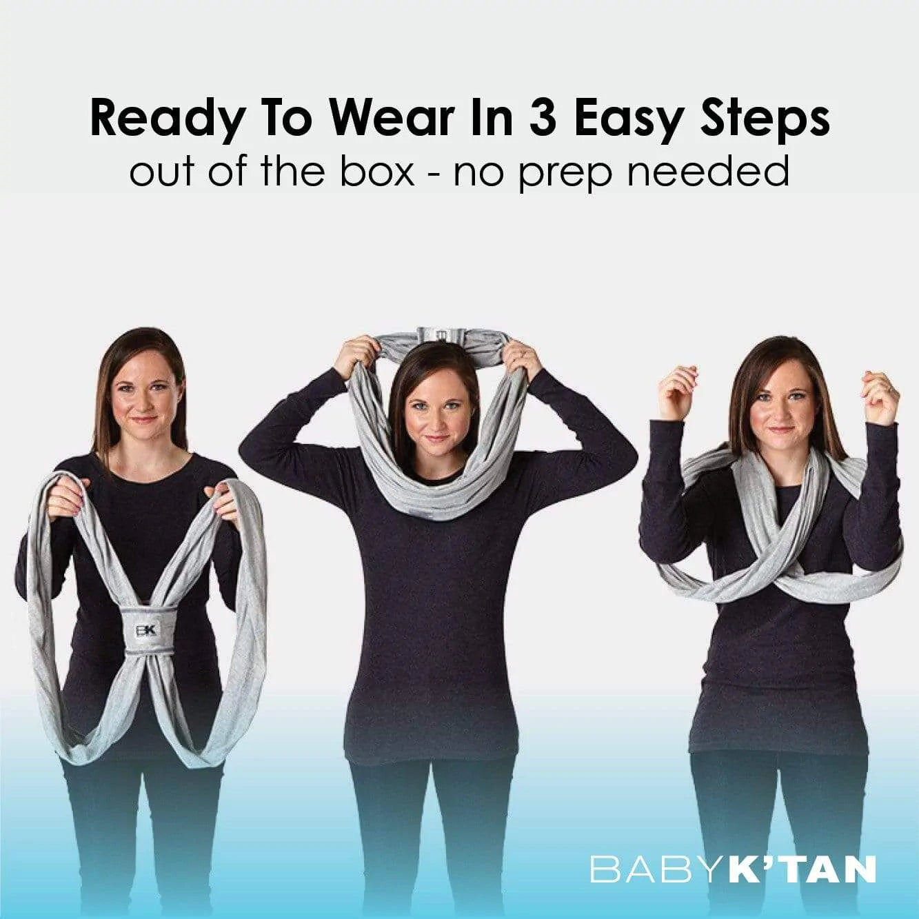 Baby K'Tan Active Oasis - Blue & Turqouise