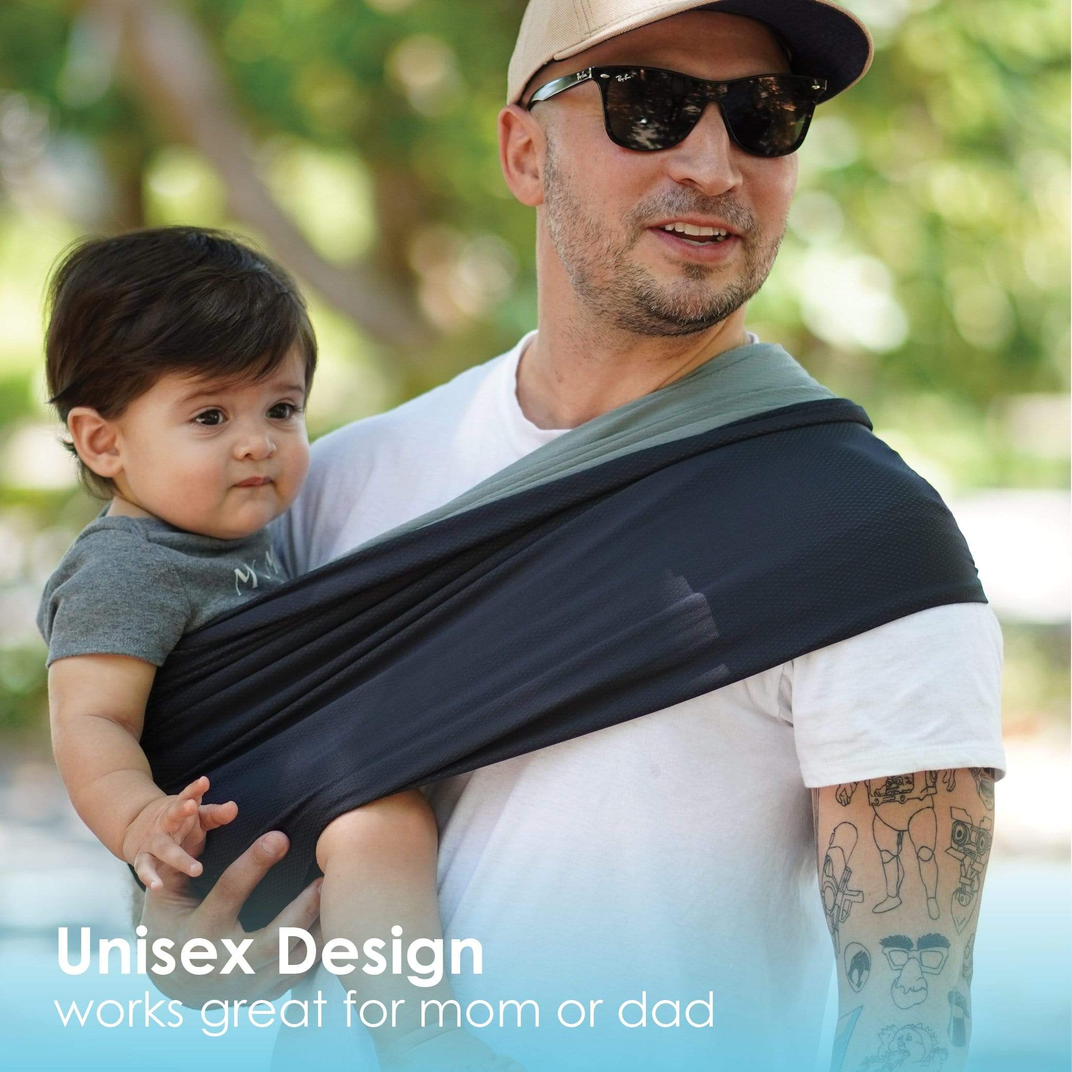 Baby K'Tan Active Oasis - Heather Black