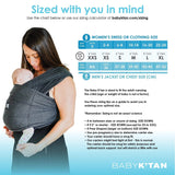 Baby K'Tan Active Yoga - Heather Black