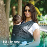 Baby K'Tan Active Yoga - Heather Black