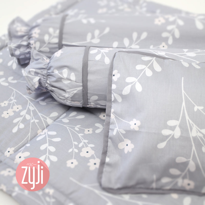 Zyji 4 PC Bedding Set for Pack and Play Cribs (26" x 38")