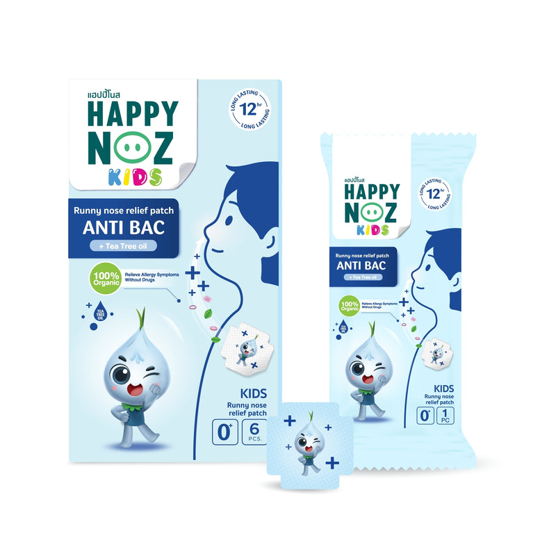 Happy Noz Organic Onion Sticker w/ Anti Bac 6's