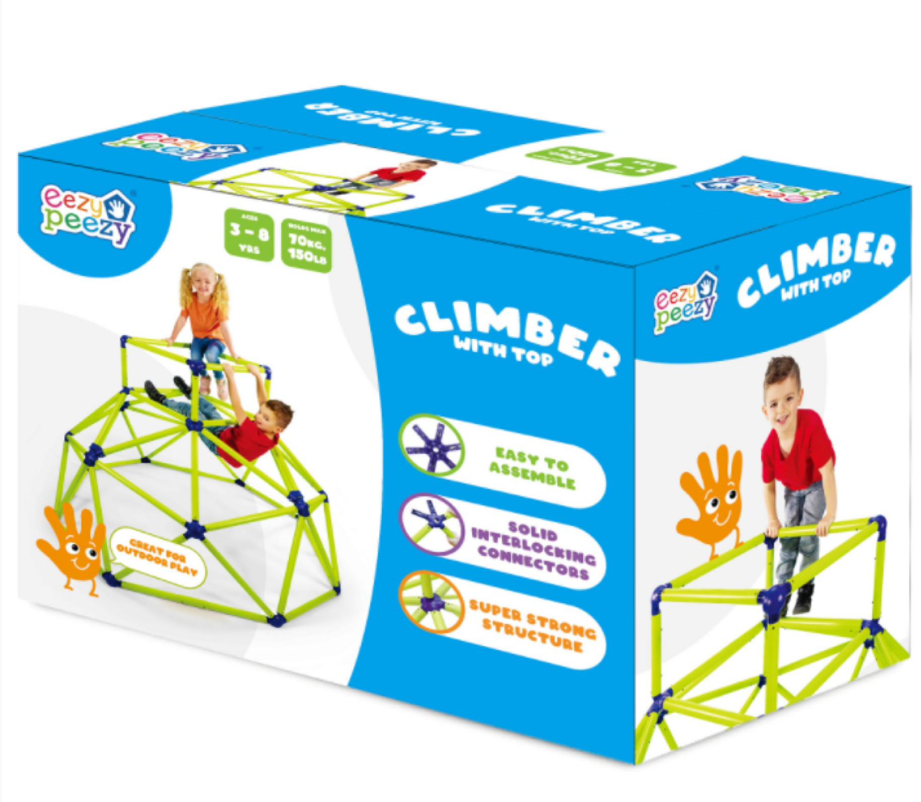 Eezy Peezy Monkey Bar Climber with Top