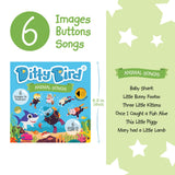 Ditty Bird Musical Book - Animal Songs