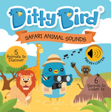 Ditty Bird Musical Book - Safari Animal Sounds
