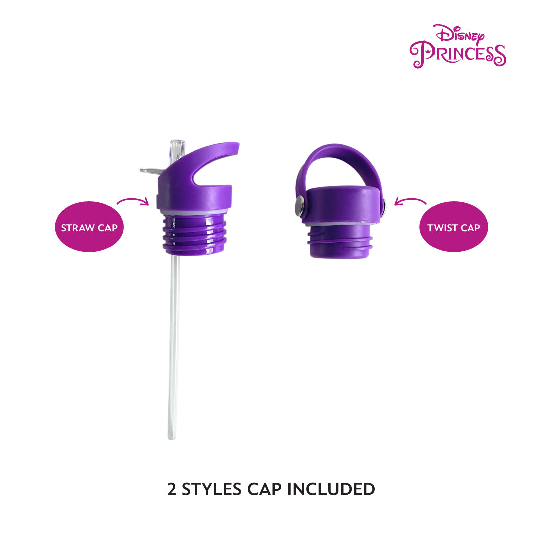 Zippies Lab Disney Princess Stickermania Insulated Water Bottle 483ml