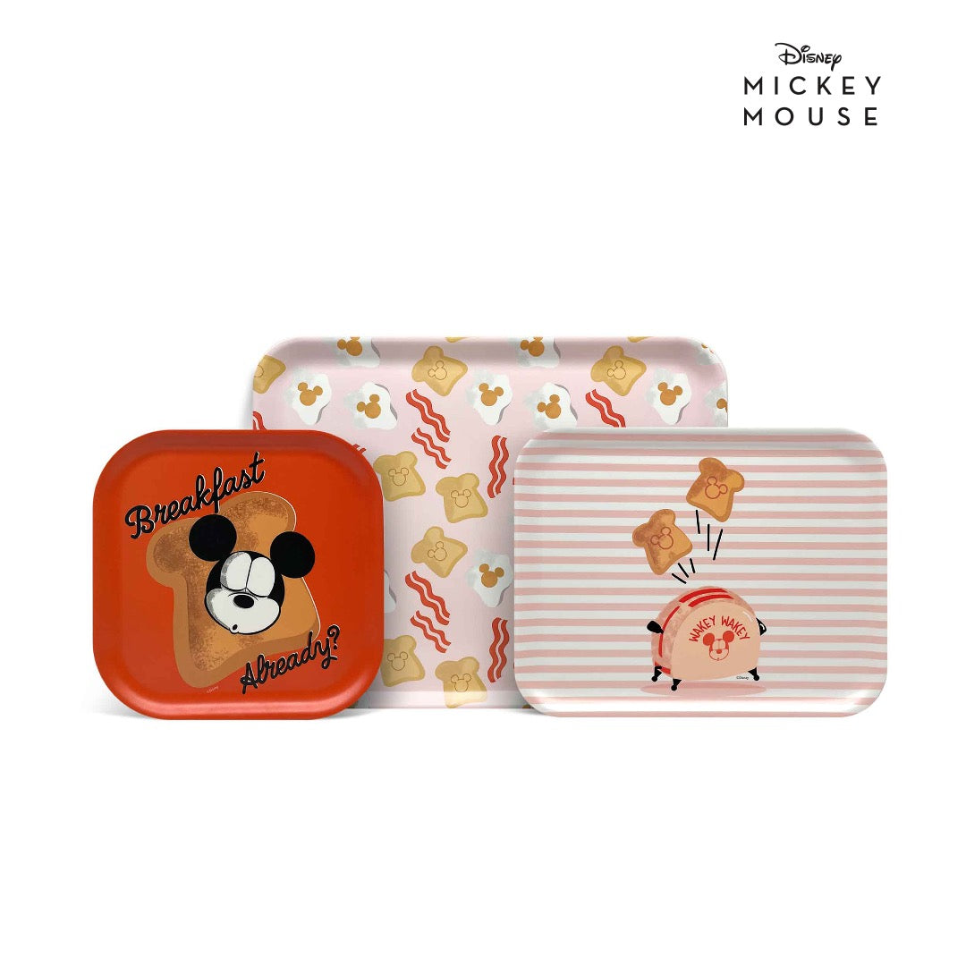 Simpli Disney Mickey Multipurpose Melamine Trays (Set of 3)