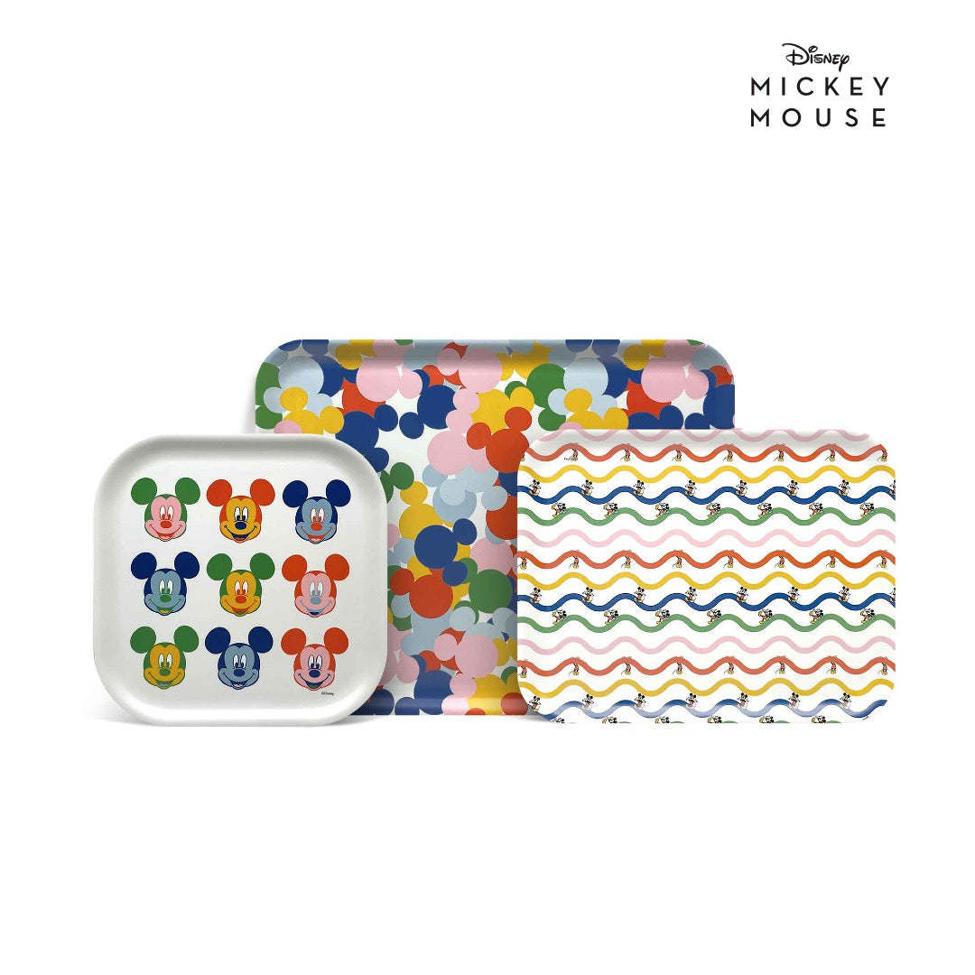 Simpli Disney Mickey Multipurpose Melamine Trays (Set of 3)