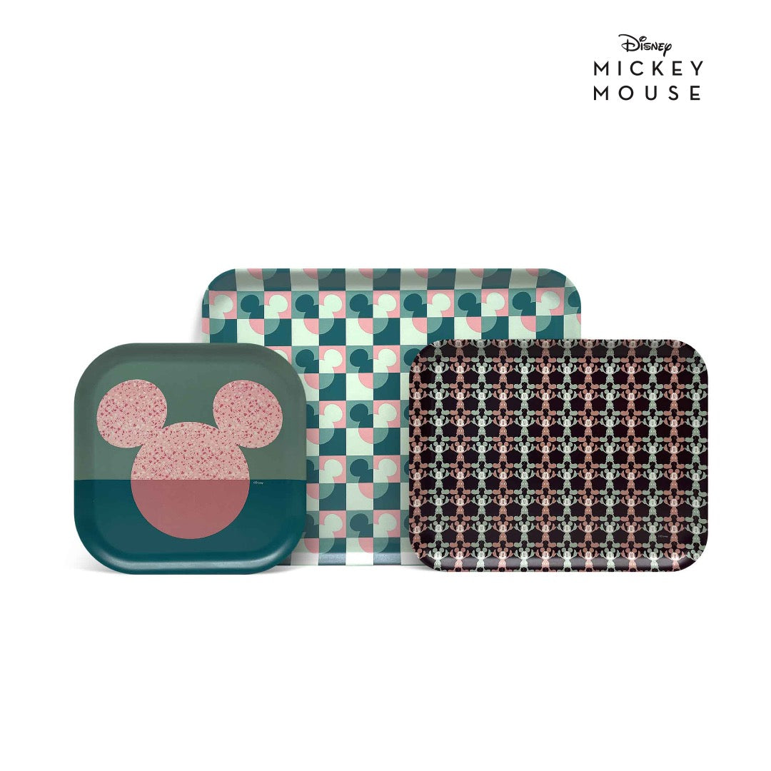 Simpli Disney Mickey Multipurpose Melamine Trays (Set of 3)