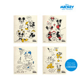 Zippies Mickey and Friends Earth Sponge Towels (Pack of 4)
