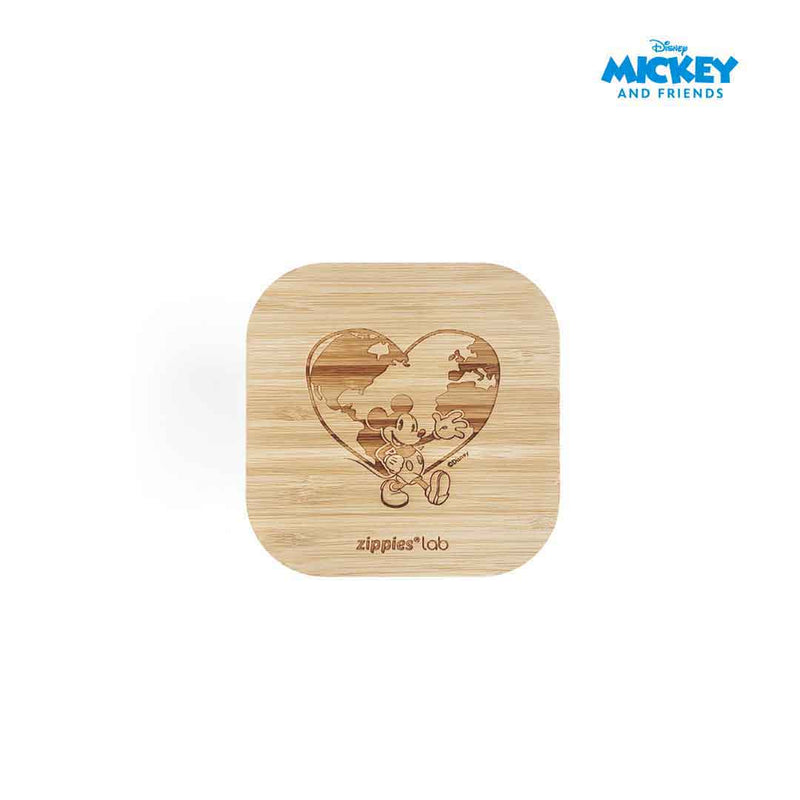 Zippies Lab Mickey & Friends Hello Green World High Borosilicate Glass Containers