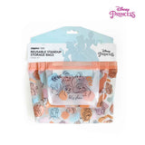 Zippies Lab Disney Princess Pastel Confetti Standup Storage Bag 3-pc Set