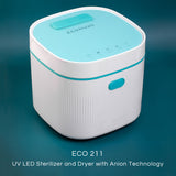 EcoNuvo UV LED Sterilizer and Dryer with Anion (ECO211)