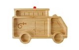Bubbaboo Bamboo Fire Truck Suction Plate