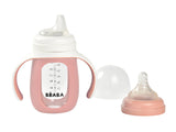 Beaba Glass Bottle with Silicone Protective Sleeve